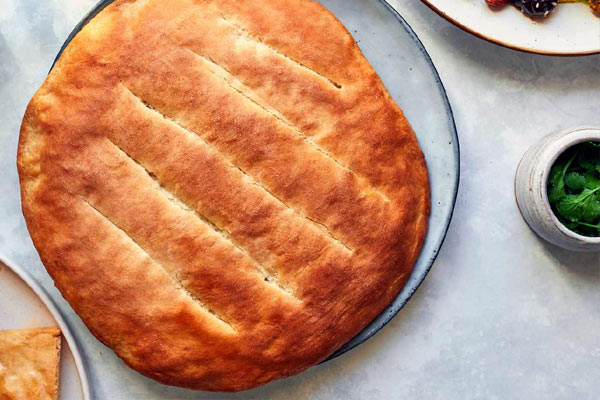 Moroccan Khobz with Argan Oil